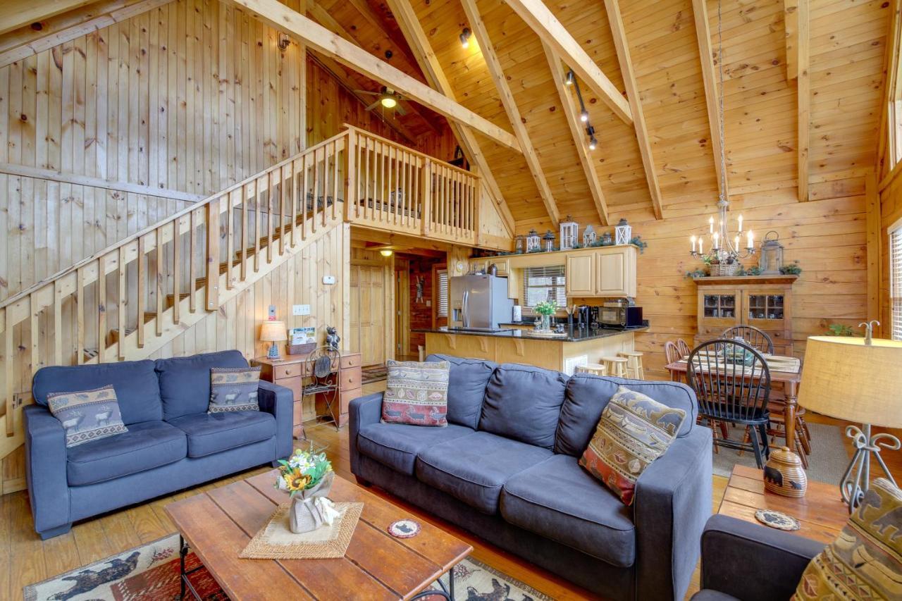 Smoky Mountains Cabin With Hot Tub, Deck And Views! Sevierville Kültér fotó